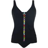 Sunflair Tankini lyseblå / æble / lilla / sort