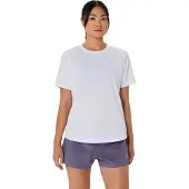 Asics Asicstil kvinder. 2012D170 Core Ss T-shirt hvid (XS), Sport, Syntetisk, Løb, Multisport, Korte ærmer