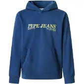 Pepe Jeans Pepe Jeanstil mænd. PM582755 Dylan sweatshirt blå (L), Casual, Bomuld