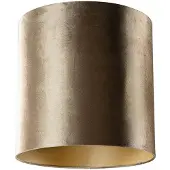 QAZQA Velvet lampeskærm bronze med guld indvendig 40/40/40