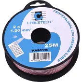 Cabletech CCA garsiakalbio kabelis 1.0 mm 25M