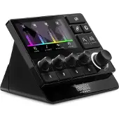Hercules Stream 200 XLR, Sort, 9 knapper, Knapper, Dreje, Windows 10, Windows 11, Kasse, 110 mm