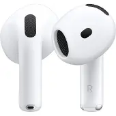 Apple AirPods 4 - Ægte trådløse øretelefoner med mik. - ørespids - Bluetooth - hvid