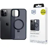 3mk Protection 3mk Smoke Case med magasin og stativ til Apple iPhone 12 Pro Max – sort
