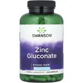 Swanson Health , Zinc Glukonat, 50 mg, 250 Kapsler