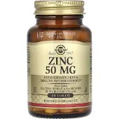 Solgar , Zink, 50 mg, 100 Tabletter