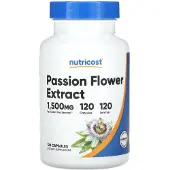 Nutricost , Passion Flower Ekstrakt, 1.500 mg, 120 Capsules
