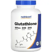 Nutricost , Glutathion, 500 mg, 240 Kapsler