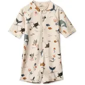 Liewood UV-beskyttelse 'Max' beige / brun / grå / mørkegrøn