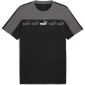 Puma T-Shirt Around The Block - Grå/Sort, størrelse Medium