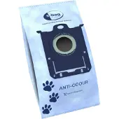 Original Støvsugerposer, S-Bag, Anti-Odour, syntetfiber, 4stk.