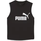 Puma Tank Top Ess No. 1 Logo - Sort/hvid, størrelse Medium