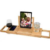 24hShop Badekarbord med justerbar størrelse til alle badekar