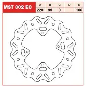 TRW Mst302ec Off Road Bremse Skive