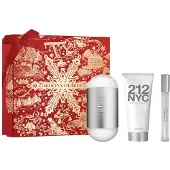 Carolina Herrera 212 Nyc Eau De Toilette Spray 100ml Set 3 Pieces
