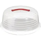 Curver beholder til kage H172572 oval cremefarvet