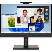Lenovo ThinkCentre Tiny-in-One 24 Gen 5 - LED-skærm - 24 (23.8 til at se) - 1920 x 1080 Full HD (1080p) @ 60 Hz - IPS - 250 cd/m² - 1000:1 - 4 ms - HDMI, DisplayPort - højtalere - sort