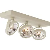 QAZQA Moderne loftspot beige G9 rund justerbar 3-lys - Go