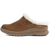 Minnetonka Slipper 'Emerson' creme / sepia