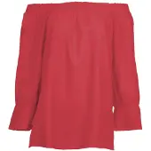 Vivid Bluse rød