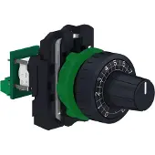 Schneider Electric XB5, Cermet, D 6 mm shaft, IP66, IK03, 48 g, 58 g