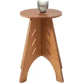 SoBuy Sidebord Brun Ø30,5 cm - HFBT01-K-BR