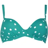 Vivid Bikinioverdel turkis / naturhvid