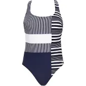 Vivid Badedragt navy / hvid