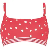 Vivid Bikinioverdel rød / offwhite