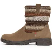 Minnetonka Snørestøvletter 'Joli' brun / cappuccino / mørkebrun