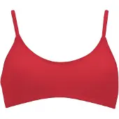 Vivid Bikinioverdel rød