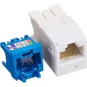 Panduit UTP RJ45 TG-MiniJack Cat6a White, Hvid, RJ-45