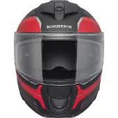 Schuberth S3 Apex Integralhjelm Mat/Sort/antracit/Rød 55