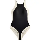 Next Badedragt beige / sort