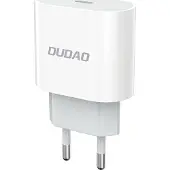 Dudao A14EU Adapter 20Watt 1xUSB-C Hvid