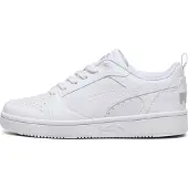 Puma Rebound V6 Low Sneakers Youth, Shoes, White/Cool Light Gray, 39