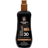 Australian Gold Sunscreen SPF30 Spray Gel With Instant Bronzer 237ml