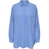 ONLY Bluse 'ONLThyra' himmelblå