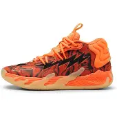 Puma MB.03 Halloween Basketball Shoes, Shoes, Orange Pes/Black, 36