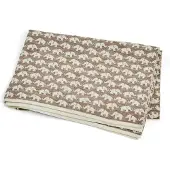 Smallstuff Babytæppe - Uld - 80x100 cm - Elephants - Natur - - OneSize - Tæppe