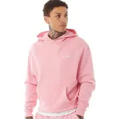Avant Garde Herre Kreative Let Oversized Hoodie Bubblegum Pink