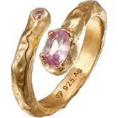Haze&Glory Ring guld / lys pink
