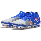 Puma FUTURE 8 ULTIMATE FOREVER FG Football Boots Unisex, Shoes, White/Ultra Blue/Feather Gray, 39