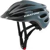 Cratoni Pacer JR, cykelhjelm, mat sort/grå