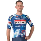 Castelli Aero Race 8s Soudal Quick-step 2025 Kortærmet Trøje