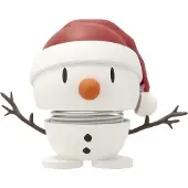 Hoptimist Soft Santa Snowman - 7,5 cm - Hvid - - OneSize - Dekoration