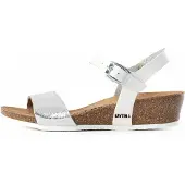 Bayton Sandaler med rem 'Wodonga' brun / sølv / hvid