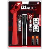 Maglite Mini-LED 2AA sikkerhedslampe sort