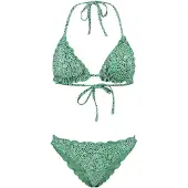 Shiwi Bikini 'Liz' grøn / sort / offwhite