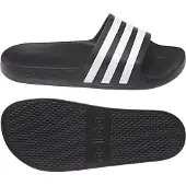 Adidas Pantoletter 'Adilette Aqua' sort / hvid